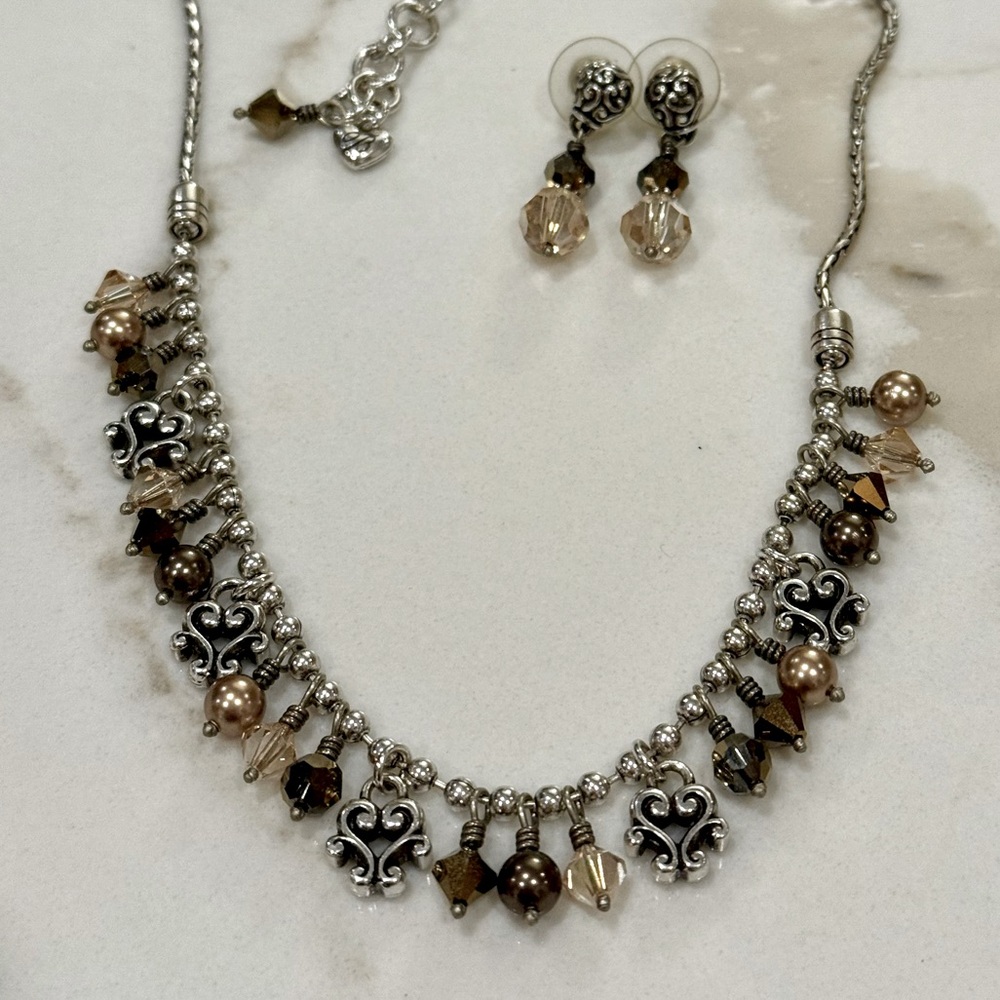 Brighton “Cannes” Necklace and Earrings Set